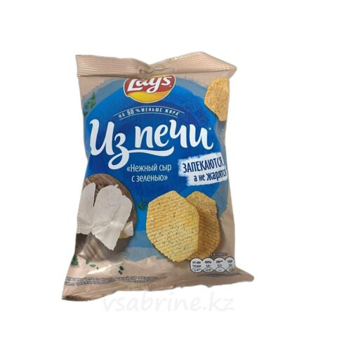 Чипсы Lays из Печи нежный сыр с зеленью 85 гр