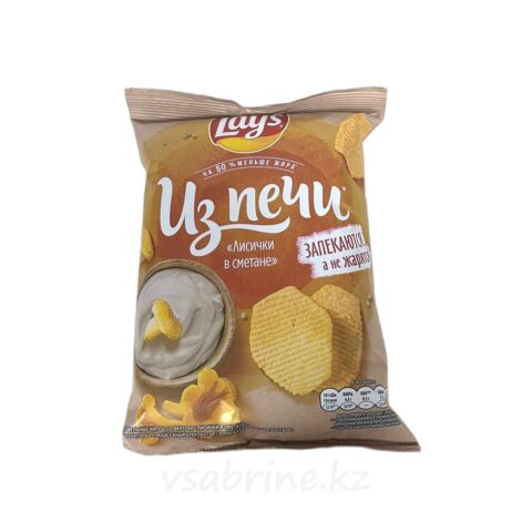 Чипсы Lay’s из Печи лисички в сметане 85гр