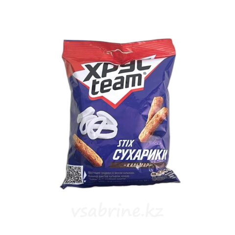 Кириешки Хрус team со вкусом кальмара 60гр