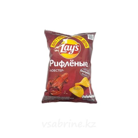 Чипсы Lays рифленые лобстер 70гр