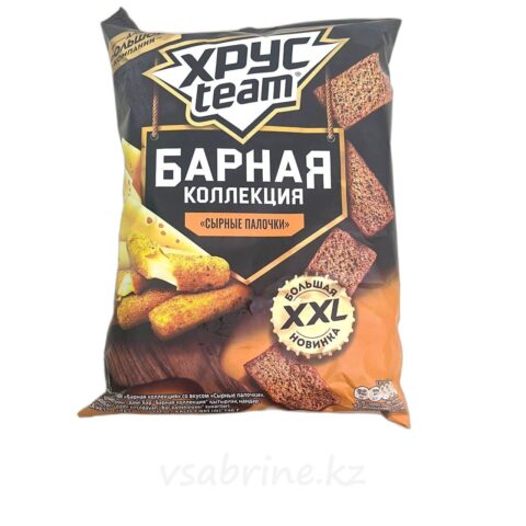 Кириешки Хрусteam Барная коллекция со вкусом сыра 140гр