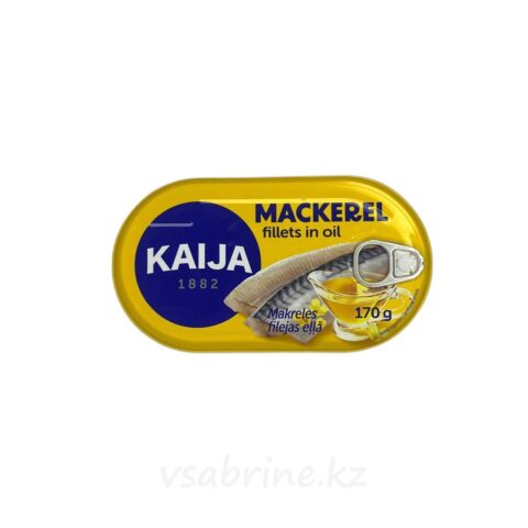 Филе скумбрии в масле Kaija, 170гр ж.б