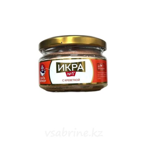 Икра Деликатесная Санта Бремор с Креветкой 180гр ст/б