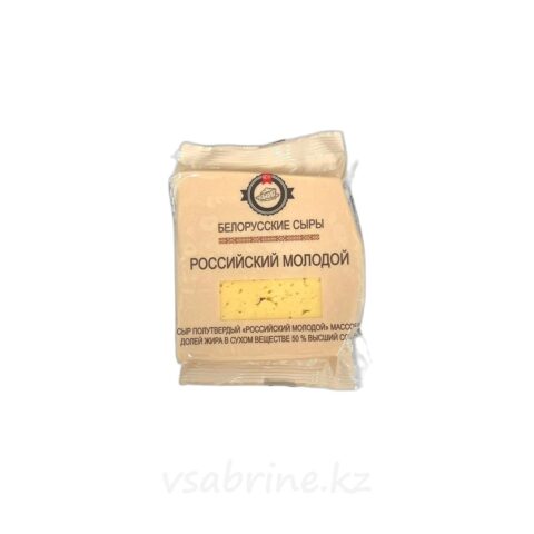 Сыр Белорусские Сыры Российский молодой  полутвердый 50% 300 гр
