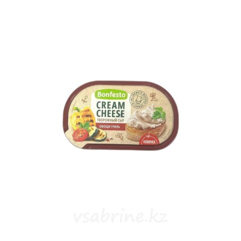 Сыр Творожный Кремчиз овощи гриль, 140гр