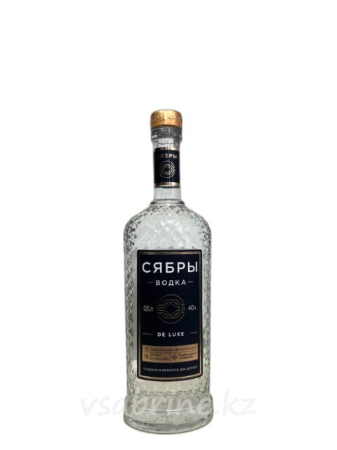 Водка Сябры De Luxe 40% 0.5л