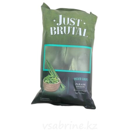 Чипсы Just Brutal со вкусом лука параде 85гр