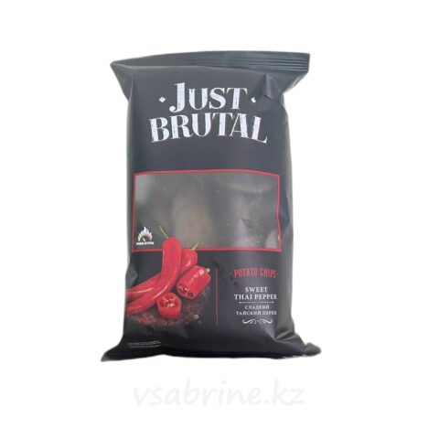 Чипсы Just Brutal со вкусом сладкого тайского перца 85гр
