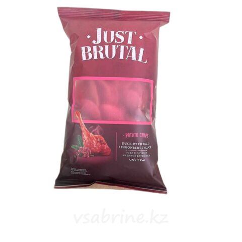 Чипсы Just Brutal утка с брусники 85гр