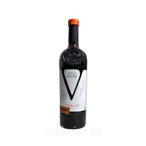Вино Villa Krim Merlot красное сухое 13% 0.75л