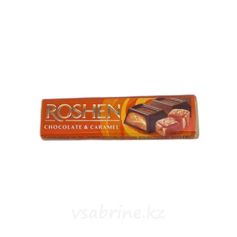 Шоколадный батончик Roshen с карамельной начинкой 40 гр