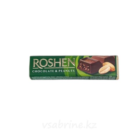 Шоколадный батончик Roshen с арахисовой начинкой 38 гр