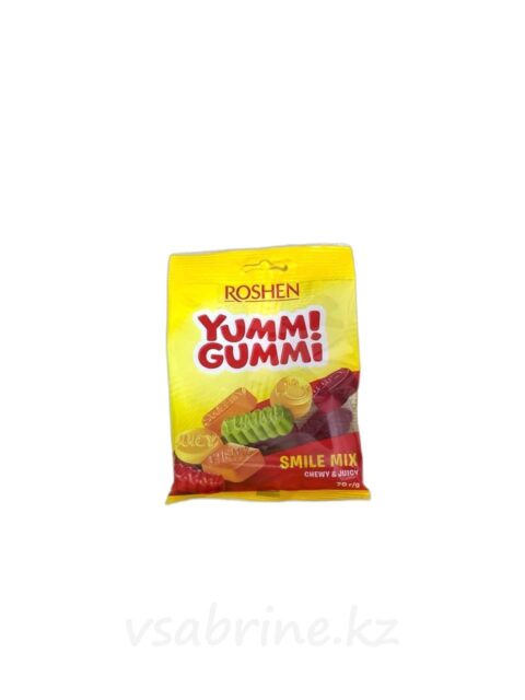Жевательный мармелад Yumm-Gumm смайл микс 70 гр