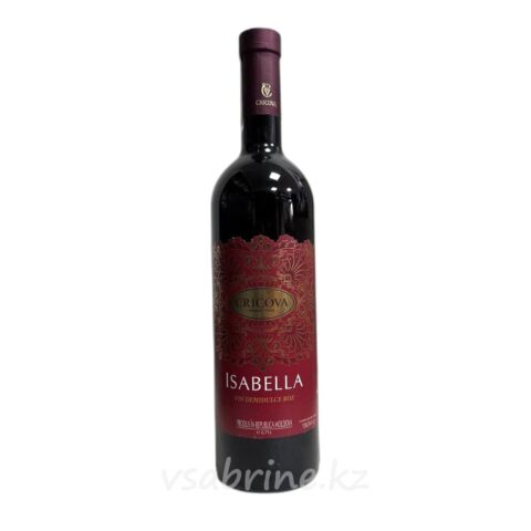 Вино Cricova Isabella розовое полусладкое 13% 0.75л