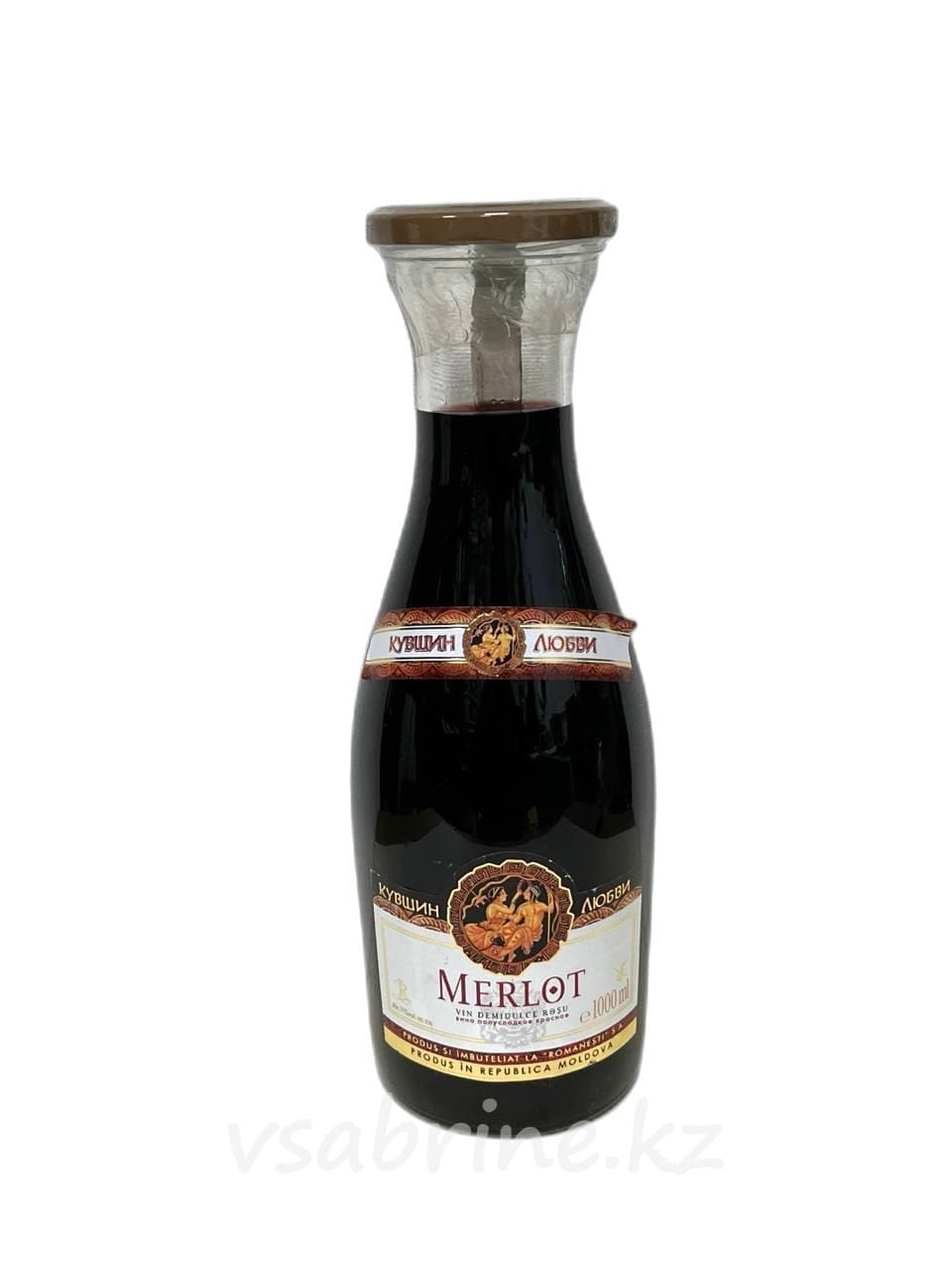 Вино Merlot Кувшин Любви Красное 11% 1л