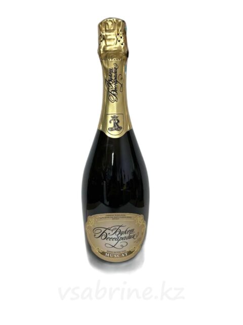 Игристое Вино Букет Бессарабии Muscat 11% 0.75л