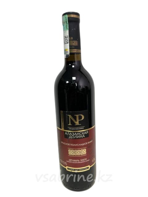 Вино Niko Pirasmani Алазанская Долина красное полусладкое 13.5% 0.75л
