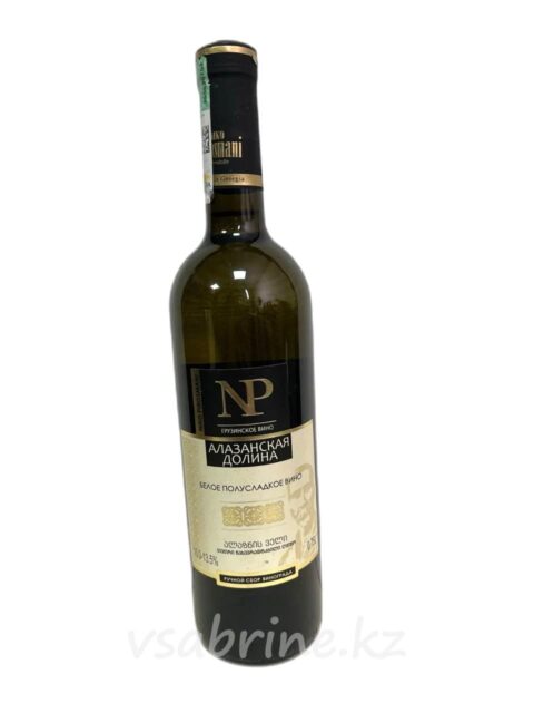 Вино Niko Pirosmani Алазанская долина белое полусладкое 10-13.5% 0.75л