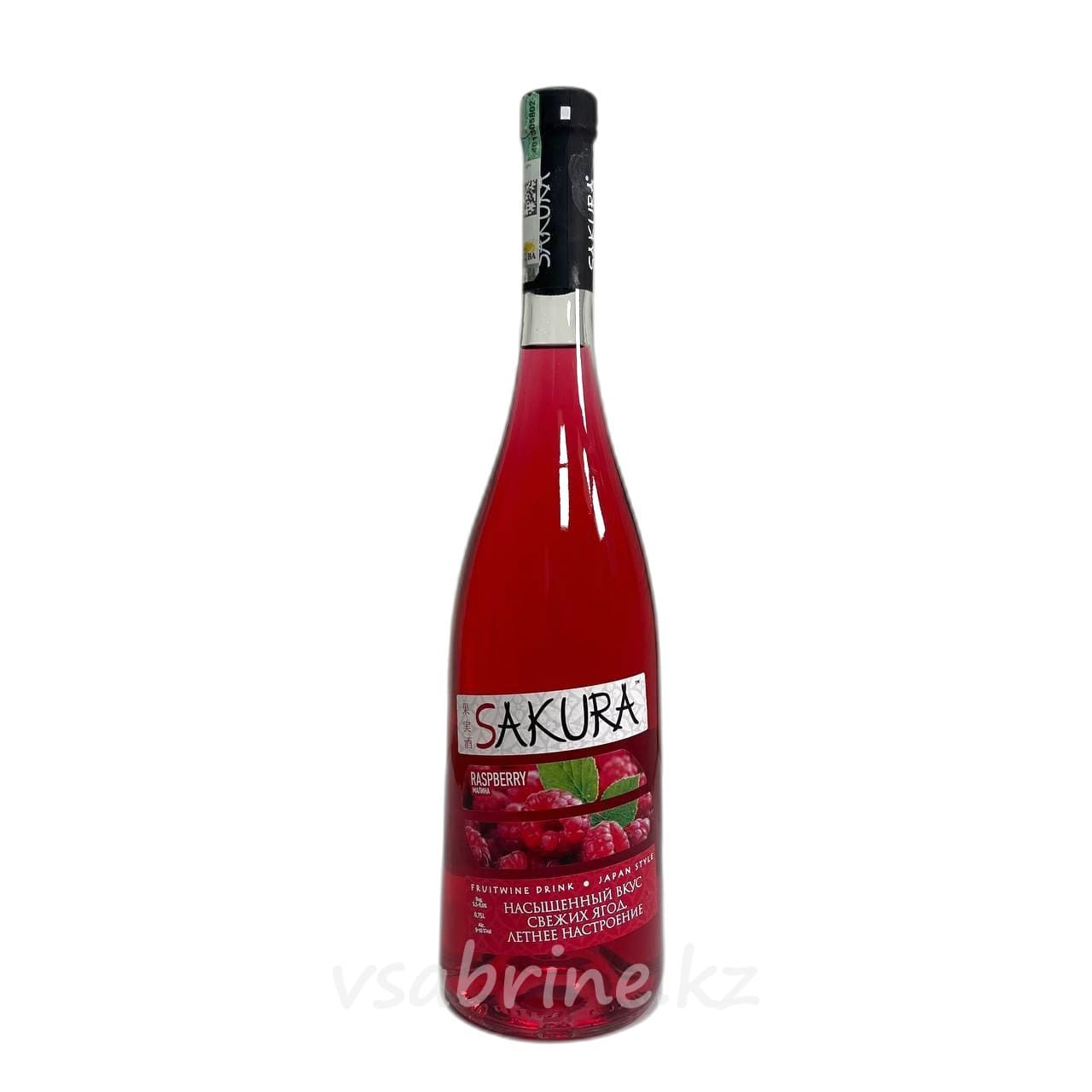 Вино Sakura красное со вусом малины 0.75л