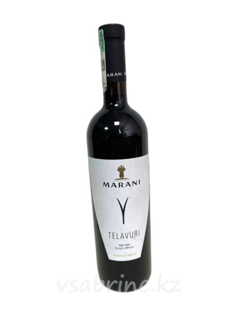 Вино Marani Telavuri красное сухое 12.5% 0.75л