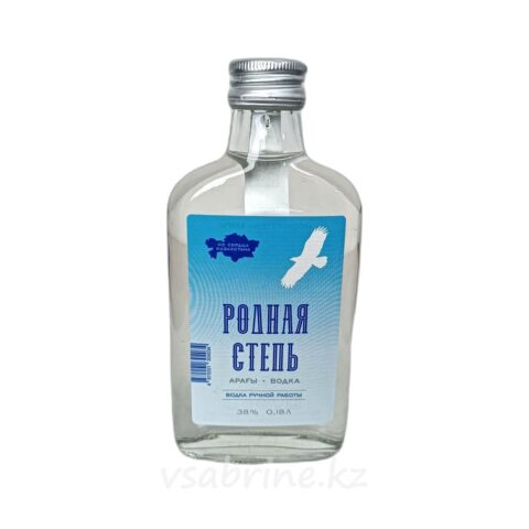Водка Родная степь 38% 0.2л