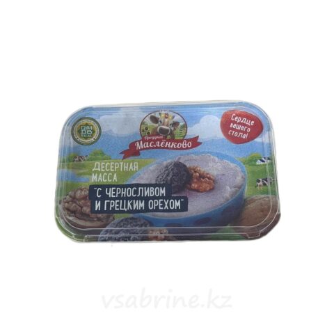 Десертная творожная масса Масленкина чернослив и грецкий орех 350гр