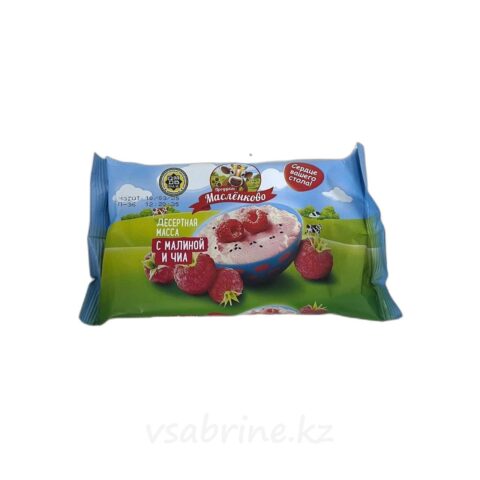 Десертная масса Масленково вкус Малина 180 гр му