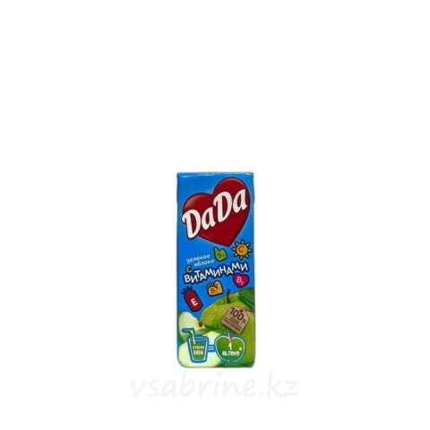 Сок DaDa Экстра Витамины Яблоко, 0,2 л.