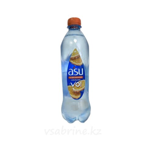 Вода asu персик газированная