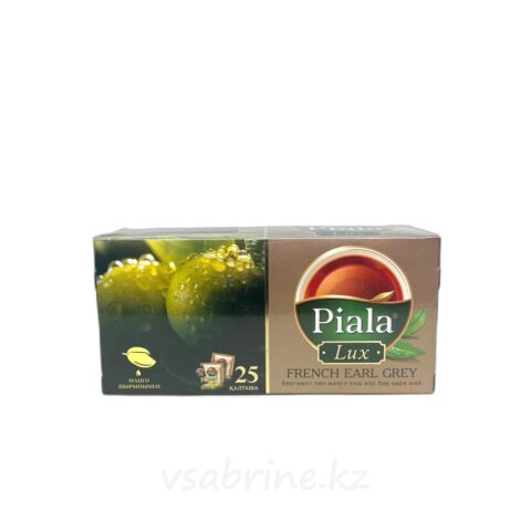 Чай Пиала, черный с ароматом бергамота и манго, 25 пк. к/к.