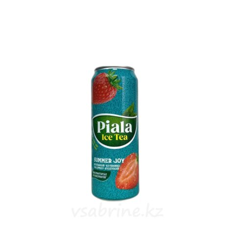 Чай Piala Ice Tea  Черный Клубника жб 0.45л