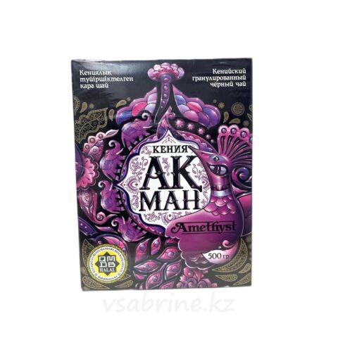Чай Акман Аметист, черный, 500 г к/к.