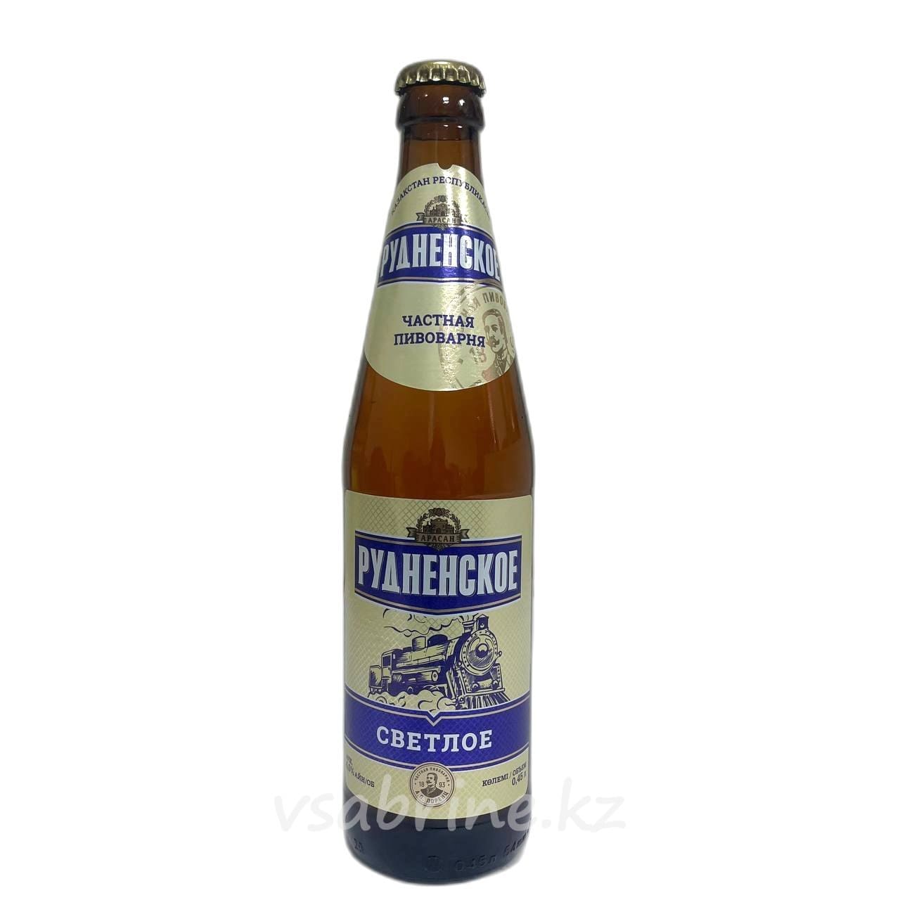 Пиво Рудненское 4.0% 0.45л ст.б