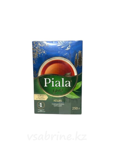 Чай Пиала Gold вечерний черный гранулированный с бергамотом 250г к/к