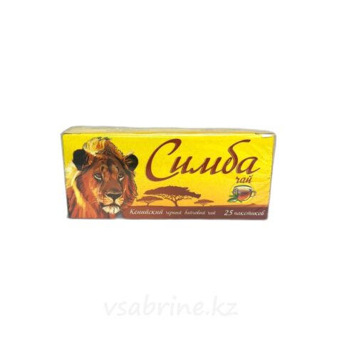 Чай Simba, черный байховый, 1 x 25 пк. тв/уп.