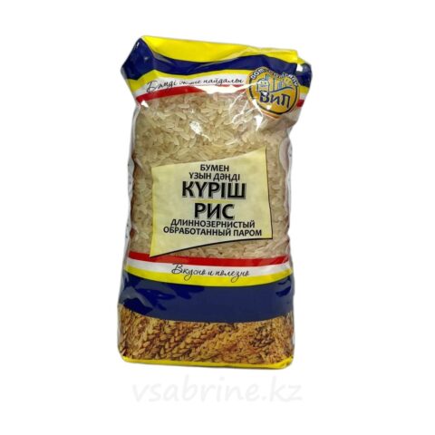 Рис Вип длиннозернистый обработанный паром 800гр м.у