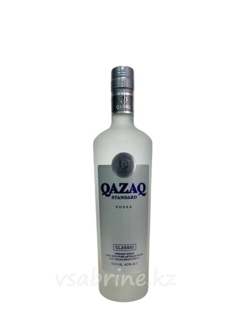 Водка Qazaq Standart Classic 40% 0.5л