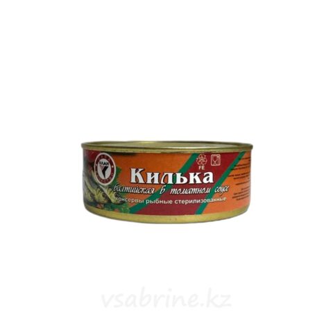 Килька в томатном соусе Ұлан, 240 г