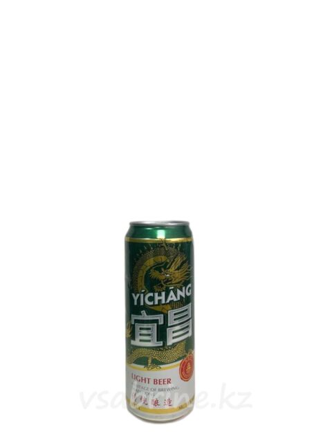 Пиво Yichang Light Beer ж/б 3.8% 0.45л