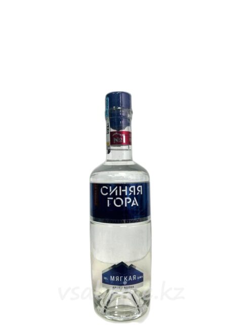 Водка Синяя Гора Мягкая 38% 0.45л