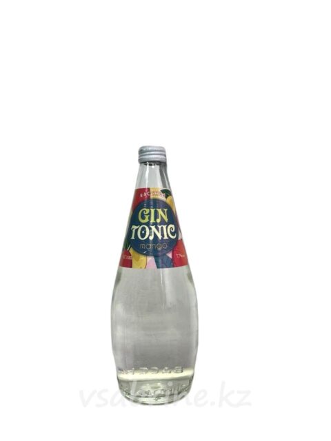 Джин-тоник Bacchus Gin Tonic манго 7.7% 0.7л ст/б