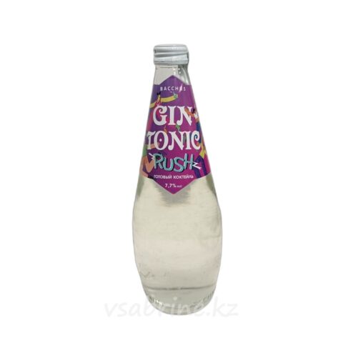Джин-тоник Bacchus Gin-Tonic Rush 7.7% 0.7л ст/б