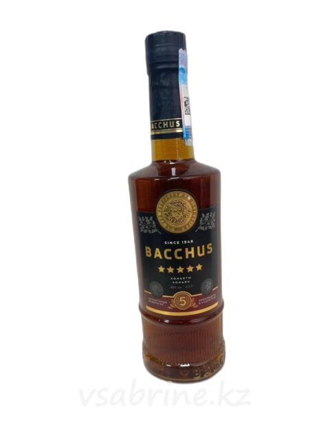 Коньяк Bacchus 5 Летний 40% 0.5л