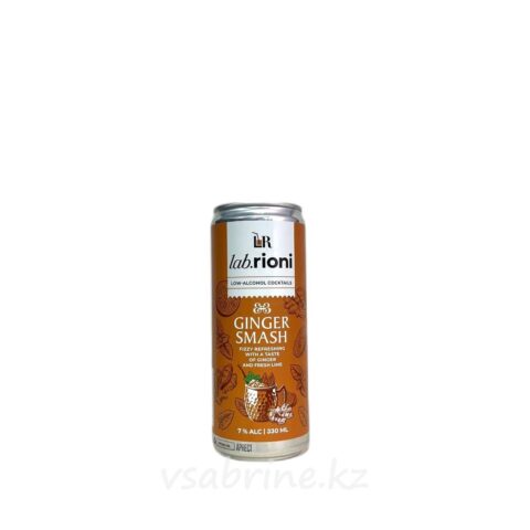 Алкогольный коктейль Lab.Rioni Ginger Smash 7% 0.33л ж/б