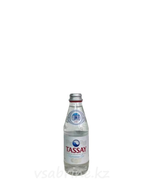 Вода минеральная tassay элит б/г 250мл ст/б