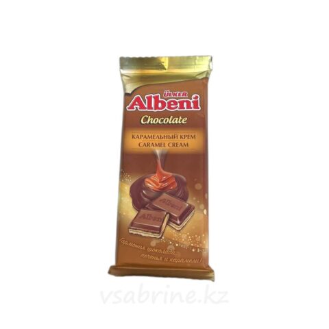 Шоколад Albeni печенье с карамелью 85гр