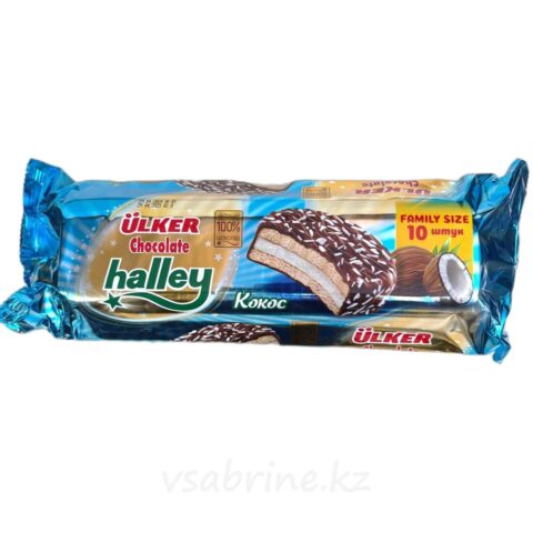 Печенья Halley со вкусом кокос 10 шт 280 гр