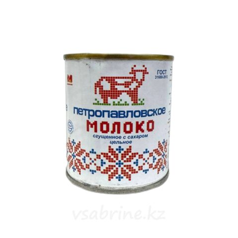 Молоко сгущенное Петропавловское цельное 380г ж/б
