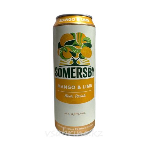 Пиво Somersby Mango-Lime ж/б 4% 0.43мл