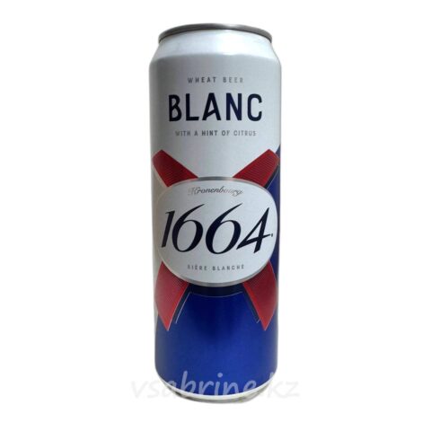 Пиво Kronenbourg Blanc ж/б 4.3% 0.43л